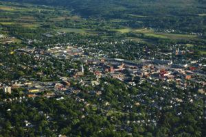 Aerial Shot of Rutland City Vermont - How Rutland is Addressing the Nationwide Opioid Crisis