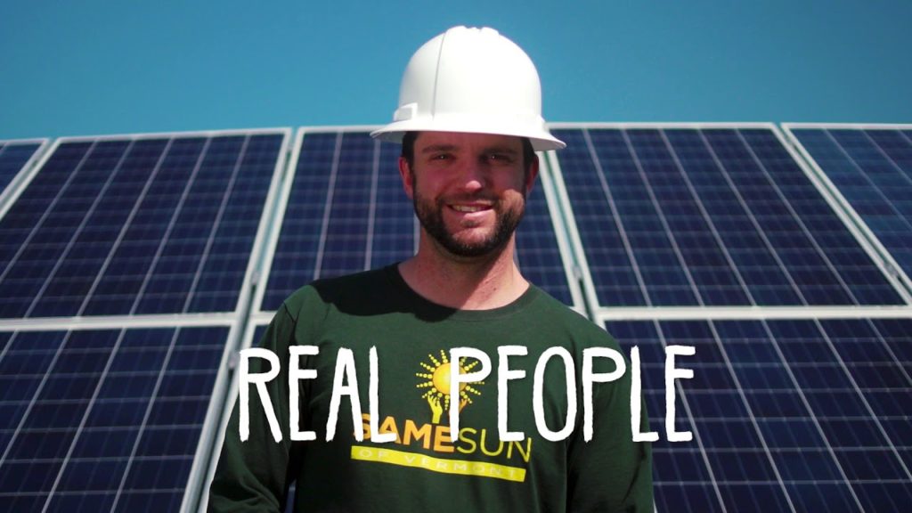 Solar Power Employee - Real People of Rutland County