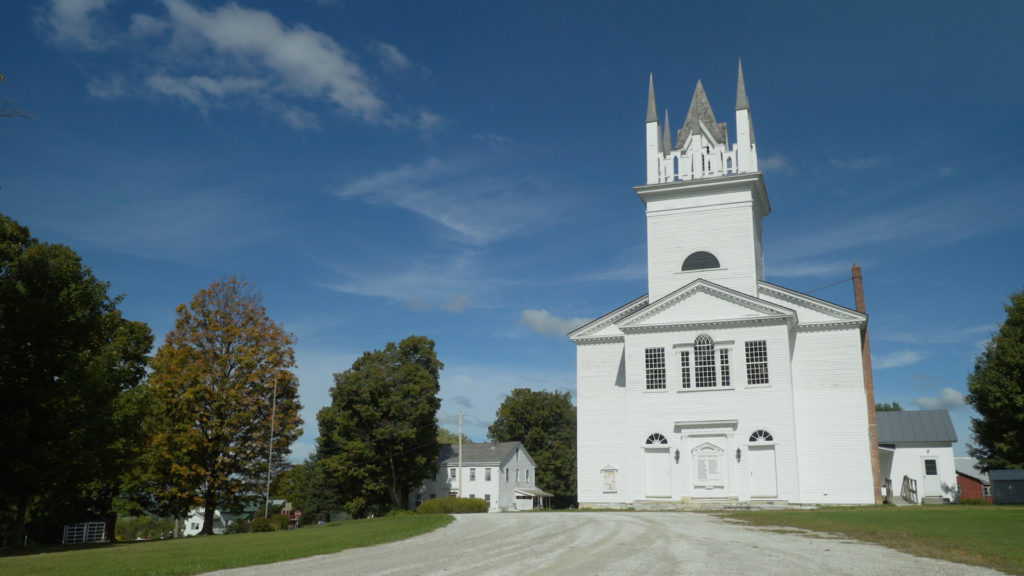 Sudbury Congregational Church in Sudbury Vermont